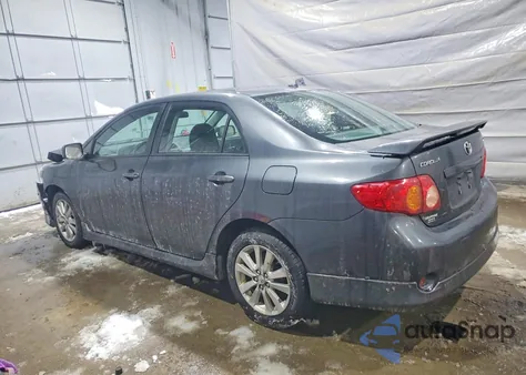 2009 Toyota Corolla S z USA, uszkodzony, nr VIN 2T1BU40E29C190323